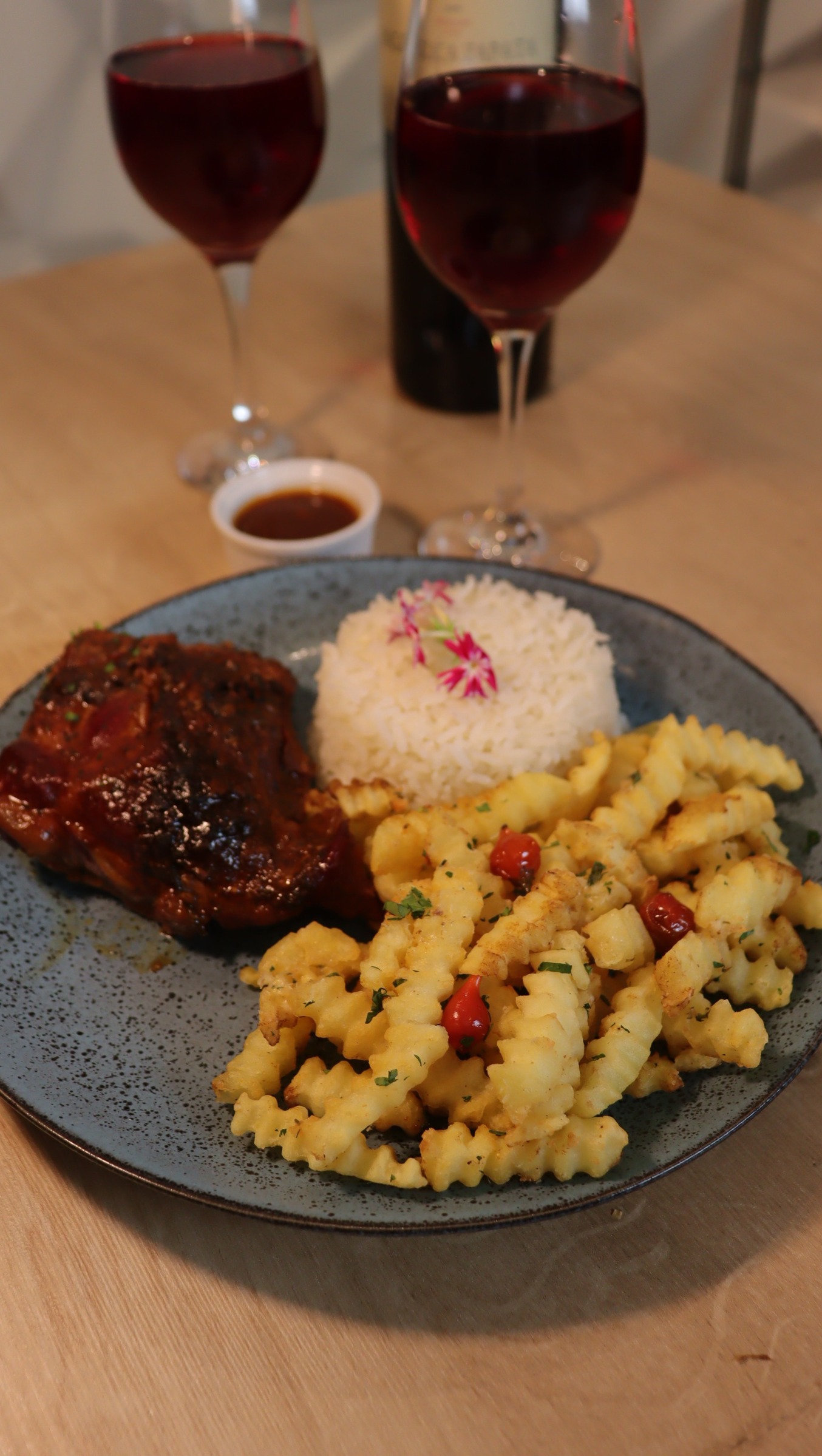 Costelinha com barbecue