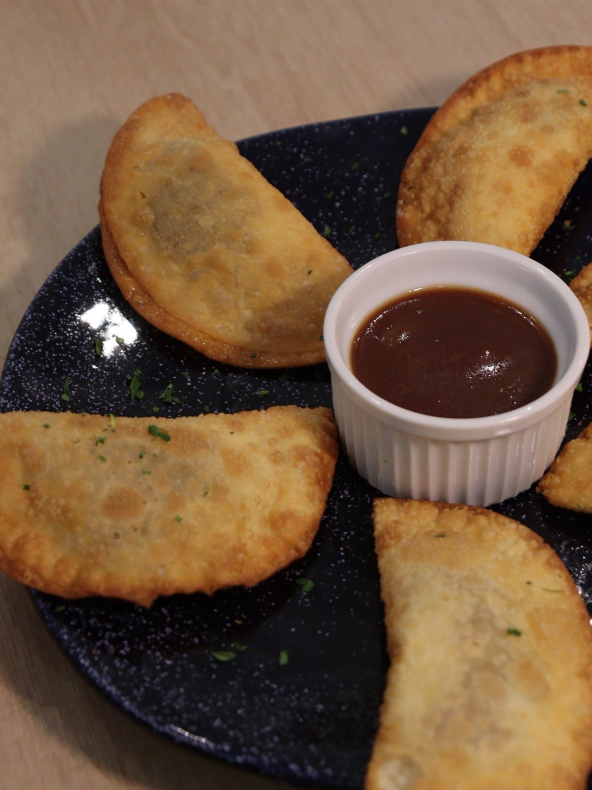 Pastel de costela com requeijão